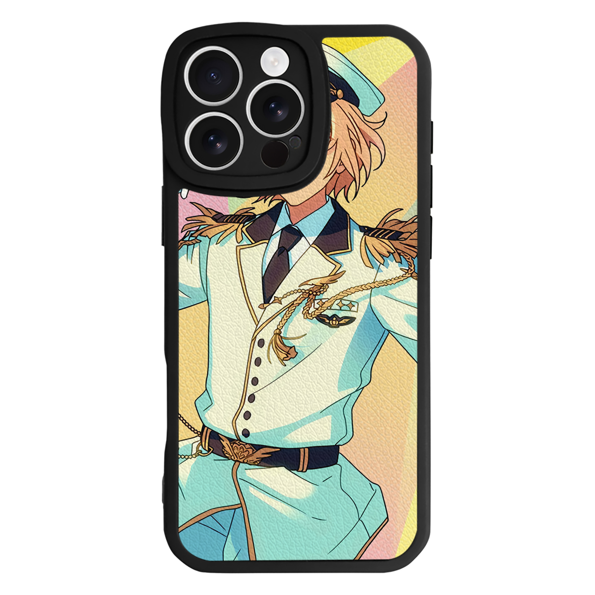 （画像用） あんさんぶるスターズ! Ensemble Stars 【iPhone 16シリーズ対応】シリコンスマホケース（レザー調） 材質：シリコン